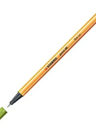 C/10 STABILO POINT 88 VERDE MANZANA Nº33 PUNTA DE FIBRA 0,4