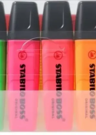 ESTUCHE 6 MARCADORES FLUORESCENTES STABILO BOSS 70 ORIGINAL