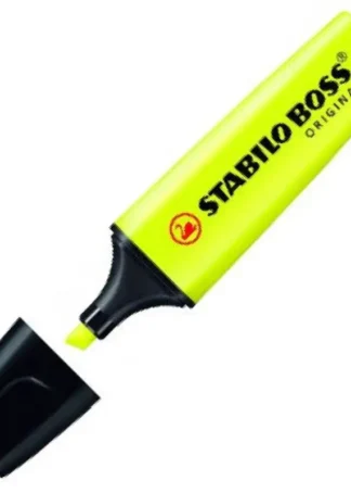 C/10 MARCADORES FLUORESCENTES AMARILLO STABILO BOSS 70/24