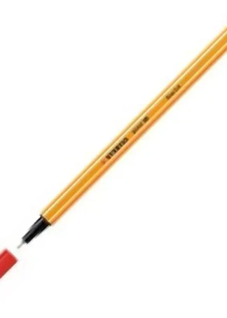 C/10 STABILO POINT 88 ROJO Nº40 PUNTA DE FIBRA 0,4MM.