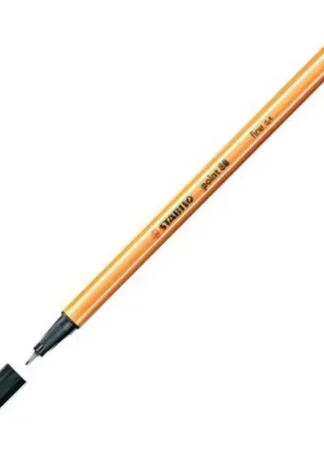 C/10 STABILO POINT 88 NEGRO Nº46 PUNTA DE FIBRA 0,4MM.