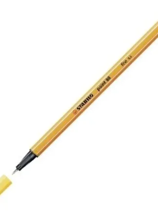 C/10 STABILO POINT 88 AMARILLO Nº44 PUNTA DE FIBRA 0,4MM.