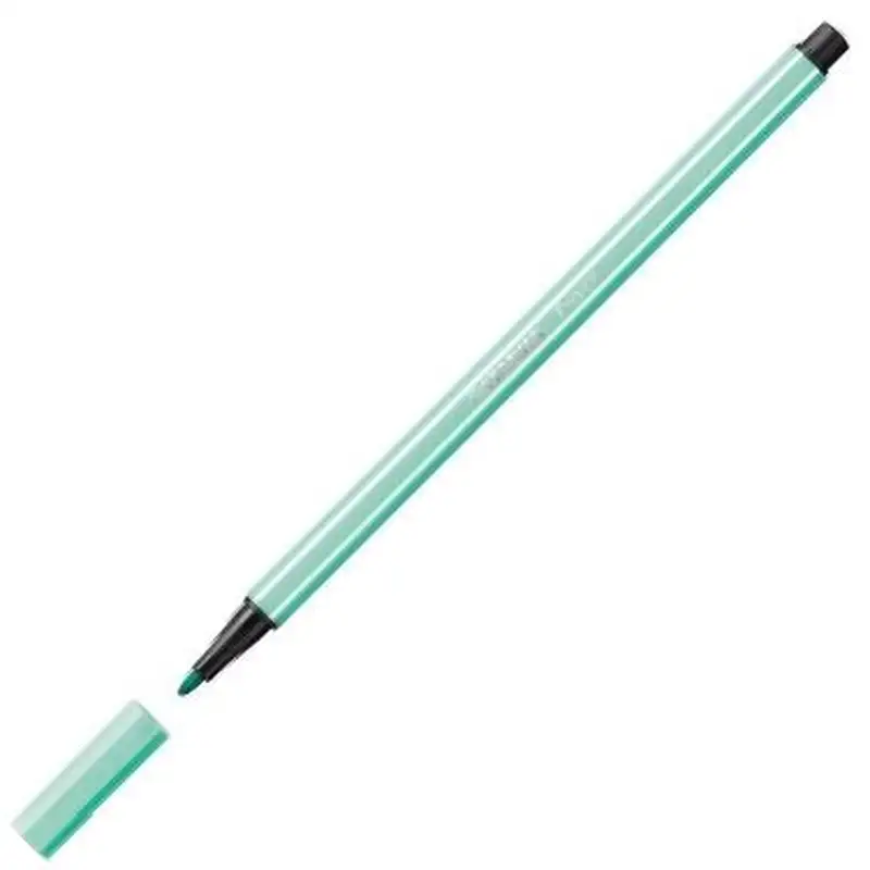 C/10 ROTULADOR STABILO PEN 68 VERDE HIELO Nº13 PUNTA 1,OMM