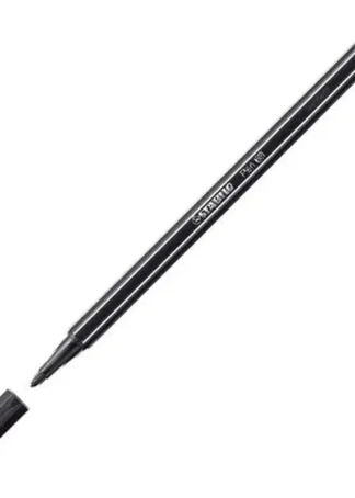 C/10 ROTULADOR STABILO PEN 68 NEGRO Nº46 PUNTA 1,OMM