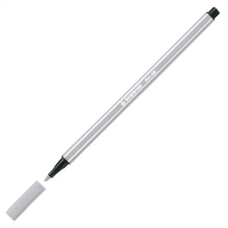 C/10 ROTULADOR STABILO PEN 68 GRIS CLARO Nº94 PUNTA 1,0MM