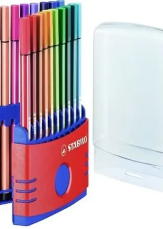 ESTUCHE 20 COLORES SURTIDOS COLORPARADE STABILO PEN 68