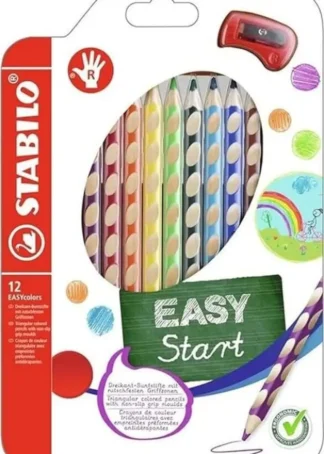 ESTUCHE 12 LAPICES STABILO EASY COLORS ERGONOMICO DIESTROS