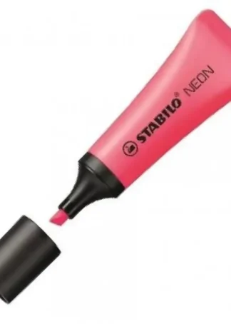 C/10 MARCADORES FLUORESCENTES ROSA STABILO NEON