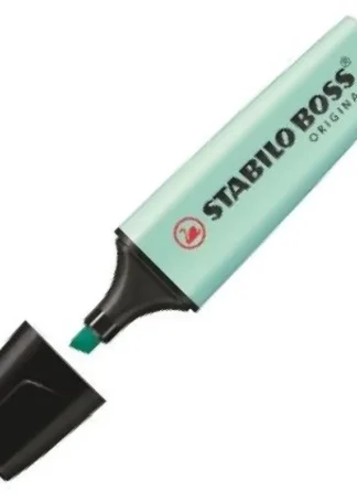 C/10 MARCADOR FLUORESCENTE TOQUE TURQUESA STABILO BOSS 7