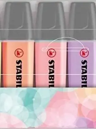 ESTUCHE 6 MARCADORES FLUORESCENTES STABILO BOSS 70 PASTEL
