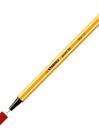 C/10 STABILO POINT 88 CARMIN Nº48 PUNTA DE FIBRA 0,4MM