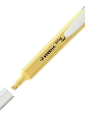 C/10 MARCADORES FLUORESCENTES SWING COOL PASTEL AMARILLO