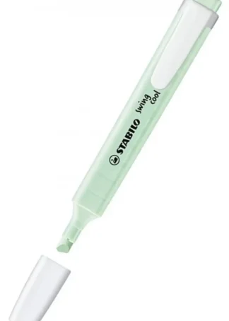 C/10 MARCADORES FLUORESCENTES SWING COOL PASTEL MENTA