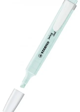 C/10 MARCADORES FLUORESCENTES SWING COOL TURQUESA PASTEL