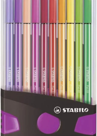 ESTUCHE 20 COLORES COLORPARADE STABILO PEN 68 PINK