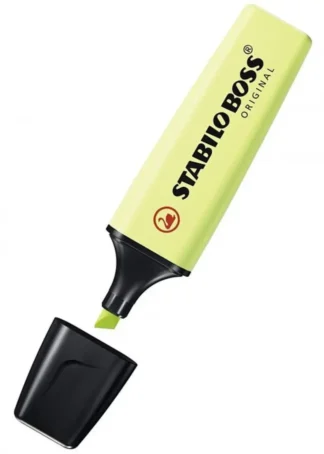 C/10 MARCADOR FLUORESCENTE CHISPA DE LIMA STABILO BOSS