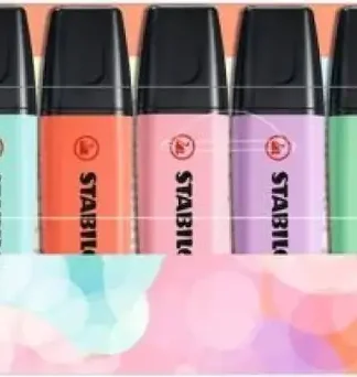 ESTUCHE 8 MARCADORES FLUORESCENTES STABILO BOSS 70 PASTEL