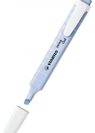 C/10 MARCADORES FLUORESCENTES SWING COOL AZUL NUBLADO