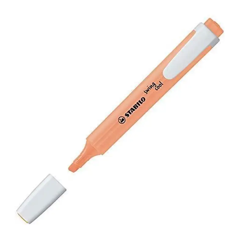 C/10 MARCADORES FLUORESCENTES SWING COOL NARANJA PALIDO