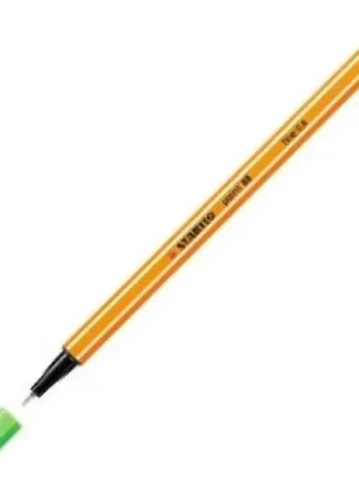 C/10 STABILO POINT 88 VERDE LIMA Nº14 PUNTA DE FIBRA 0,4MM