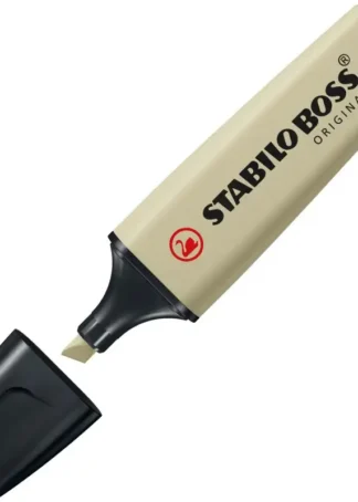 C/10 MARCADOR FLUORESCENTE VERDE BARRO STABILO BOSS