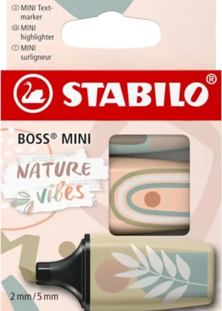ESTUCHE 3 MARCADORES STABILO BOSS MINI NATUREVIBES