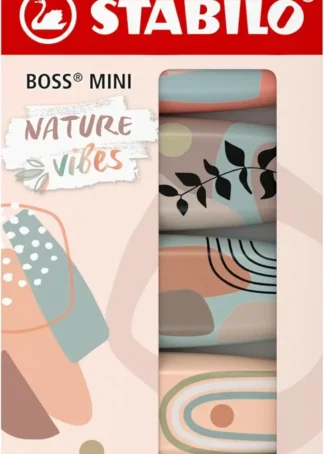 ESTUCHE 5 MARCADORES STABILO BOSS MINI NATUREVIBES