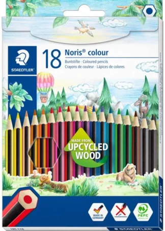 ESTUCHE 18 LAPICES NORIS COLOUR 185 COLORES SURTIDOS