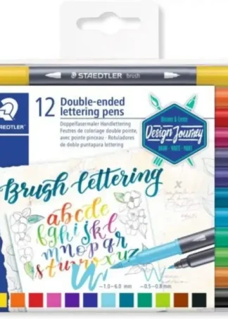 ESTUCHE 12 ROTULADORES 3004 DOBLE PUNTA DESING JOURNEY