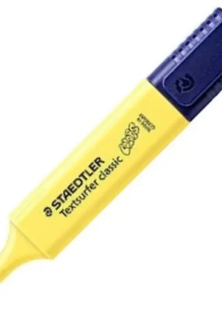 C/10 MARCADORES FLUORESCENTES AMARILLO CLARO CLASSIC PASTEL