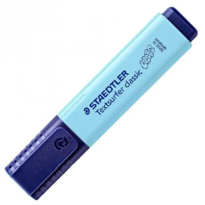 C/10 MARCADORES FLUORESCENTES AZUL CIELO CLASSIC PASTEL