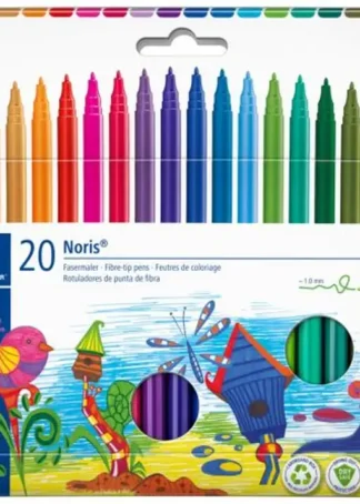 ESTUCHE 20 ROTULADORES DE COLORES NORIS CLUB 326