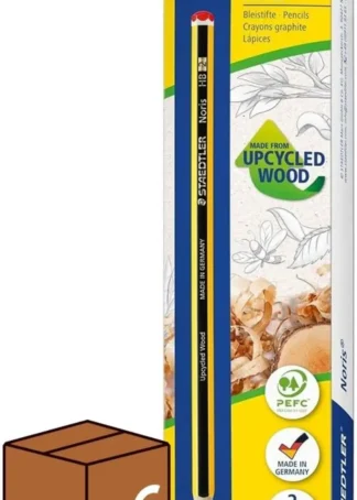 (PACK 6U.) C/12 LAPIZ DE GRAFITO NORIS HB Nº2