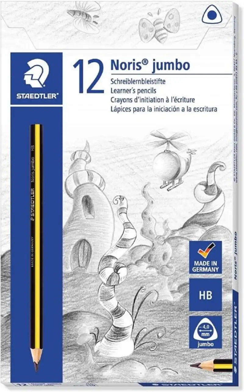 C/12 LAPICES TRIANGULARES TRIPLUS JUMBO 119 2B