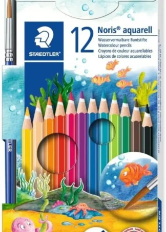 ESTUCHE 12 LAPICES COLORES ACUARELABLES + 1 PINCEL