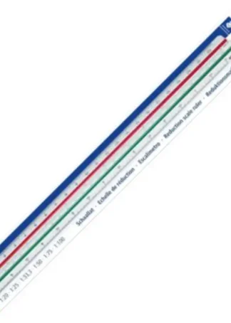 ESCALIMETRO 30CM ESCALA: 1:20:25:33:50:75:100 PLASTICO B.