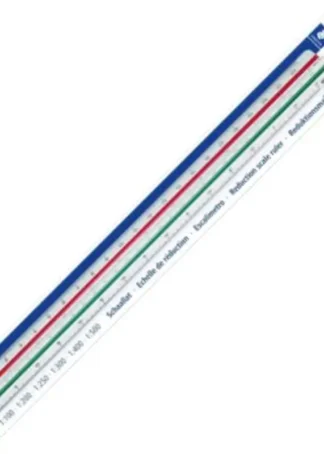 ESCALIMETRO 30CM ESCALA 1:100:200:250:300:400:500 PLASTICO
