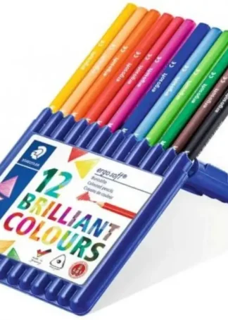 ESTUCHE 12 LAPICES DE COLORES SURTIDOS ERGOSOFT 157