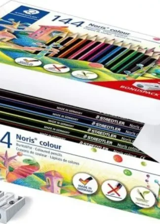 CAJA 144 LAPICES NORIS COLOUR 185 COLORES SURTIDOS
