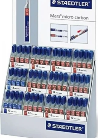 EXPOSITOR 144 TUBOS MINAS 0,5MM MARS MICRO CARBON