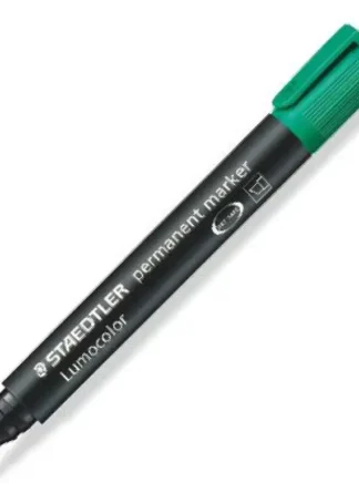 C/10 ROTULADOR LUMOCOLOR 350 VERDE PUNTA BISELADA