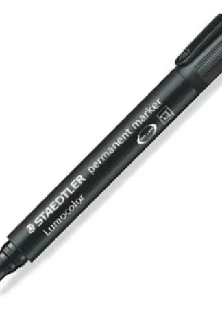 C/10 ROTULADOR LUMOCOLOR 350 NEGRO PUNTA BISELADA