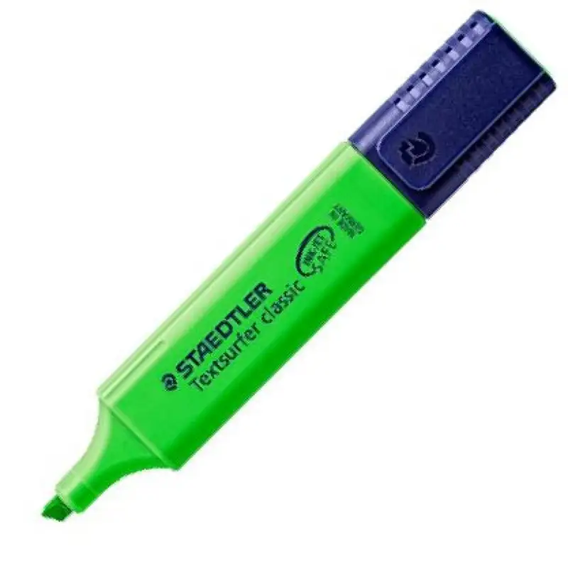 C/10 MARCADORES FLUORESCENTES VERDE TEXTSURFER 364-5