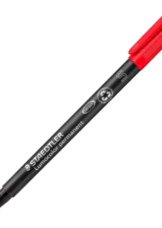 C/10 ROTULADOR LUMOCOLOR 313 ROJO PUNTA S PERMANENTE