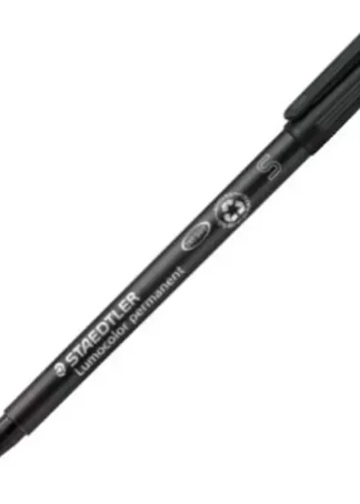 C/10 ROTULADOR LUMOCOLOR 313 NEGRO PUNTA S PERMANENTE