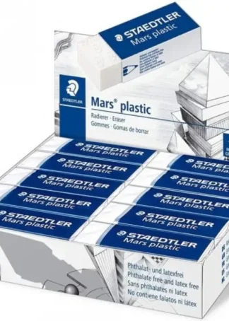C/20 GOMAS DE BORRAR MARS PLASTIC STAEDTLER