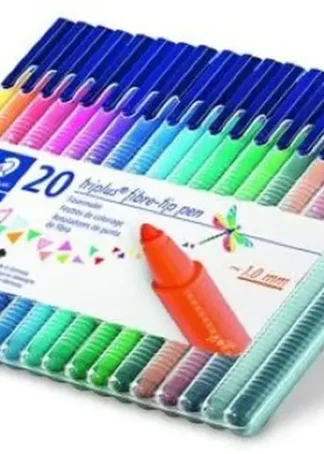 ESTUCHE 16+4 ROTULADORES TRIPLUS 323 COLORES SURTIDOS PROMO