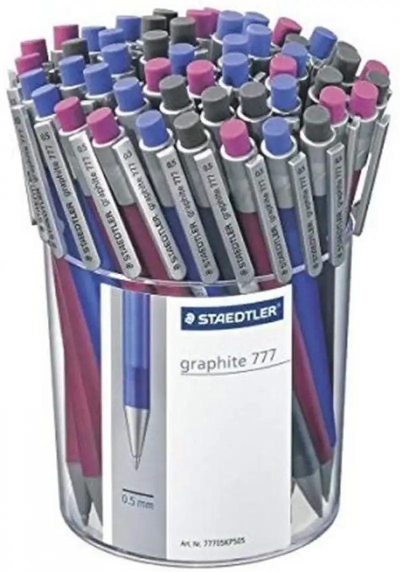 EXP 50 PORTAMINAS GRAPHITE 777 0,7MM COLORES SURTIDOS