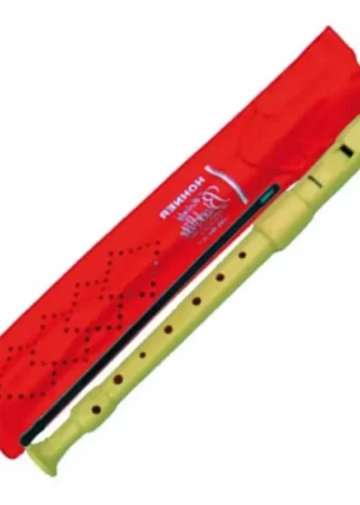 FLAUTA 2 PIEZAS PLASTICO HOHNER FUNDA NARANJA