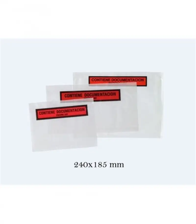 C/250 SOBRE AUTOADHESIVO PORTADOCUMENTOS 240X185MM
